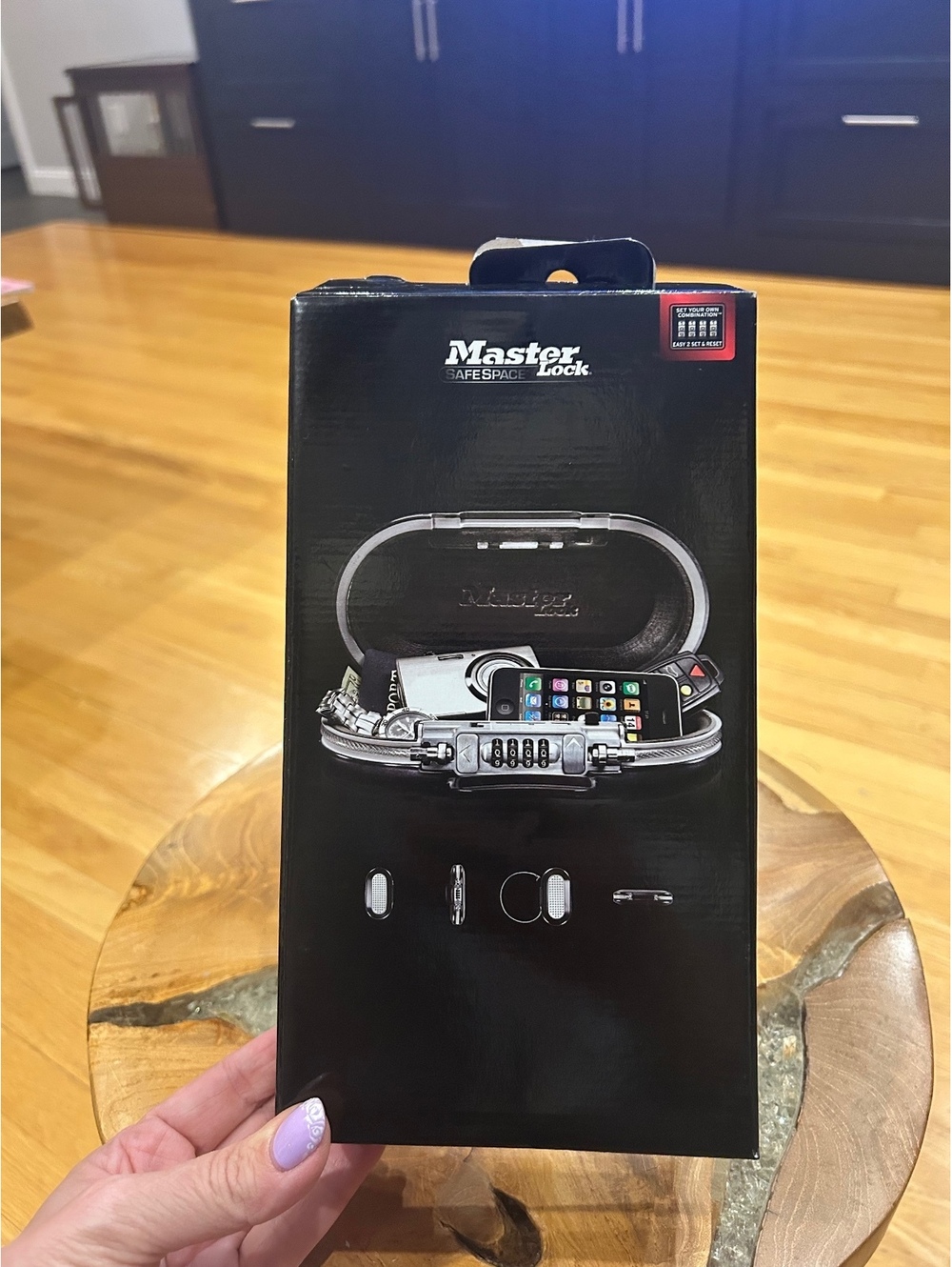 Master Lock Portable Lock Box with Combination Security